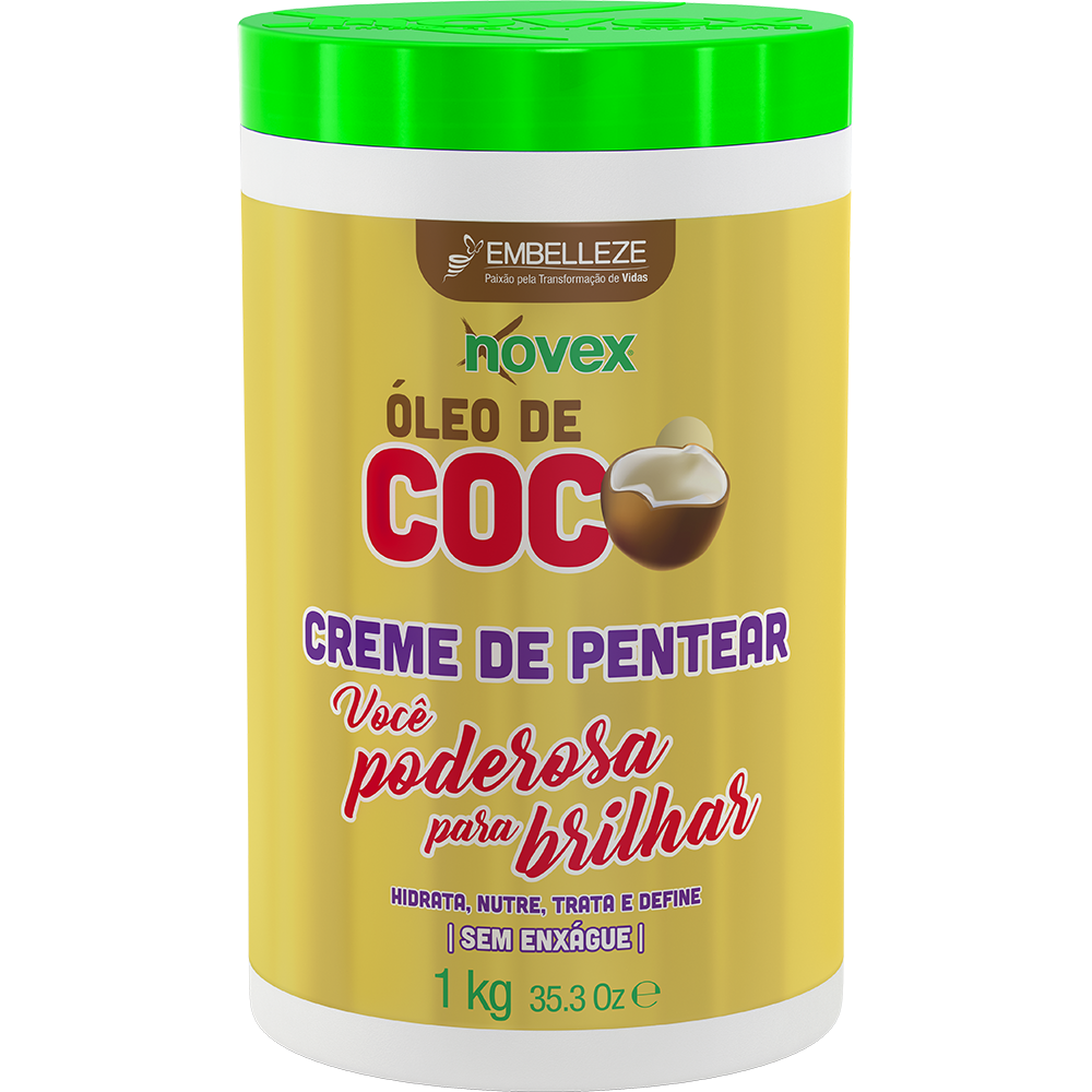 CREME TRATAMENTO NOVEX OLEO DE COCO 1KG EMBELLEZE