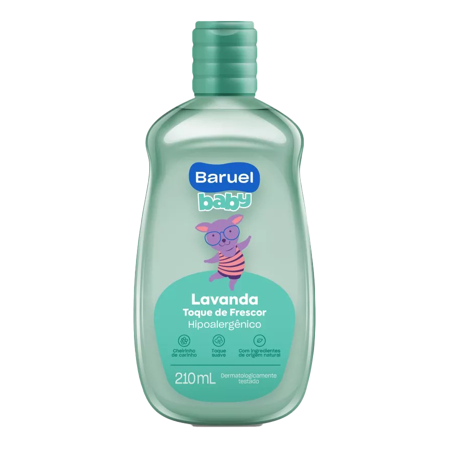 COLÔNIA BARUEL BABY LAVANDA 210ML