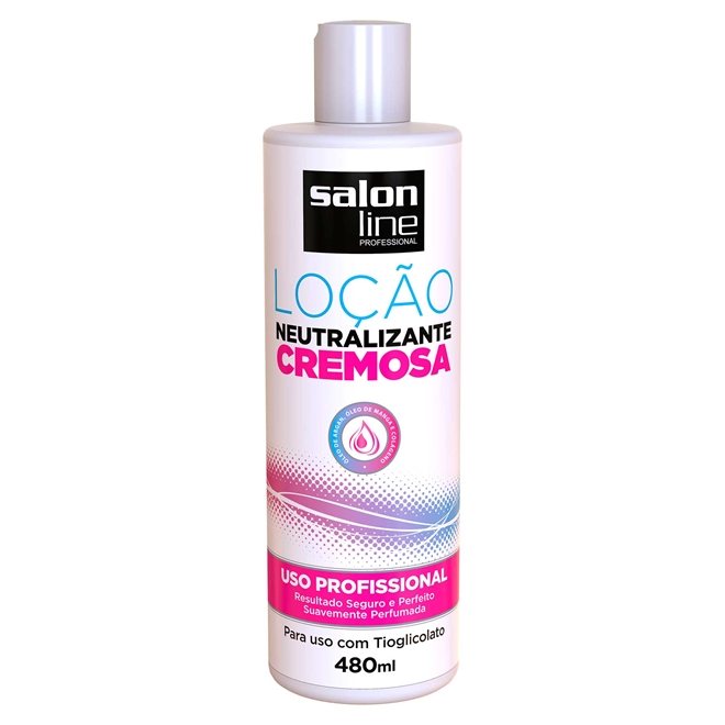 LOÇÃO NEUTRALIZANTE SALON LINE  CREMOSA  480ML