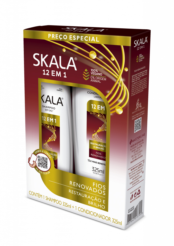 KIT SH+COND SKALA RESTAUR.12 EM 1 325ML