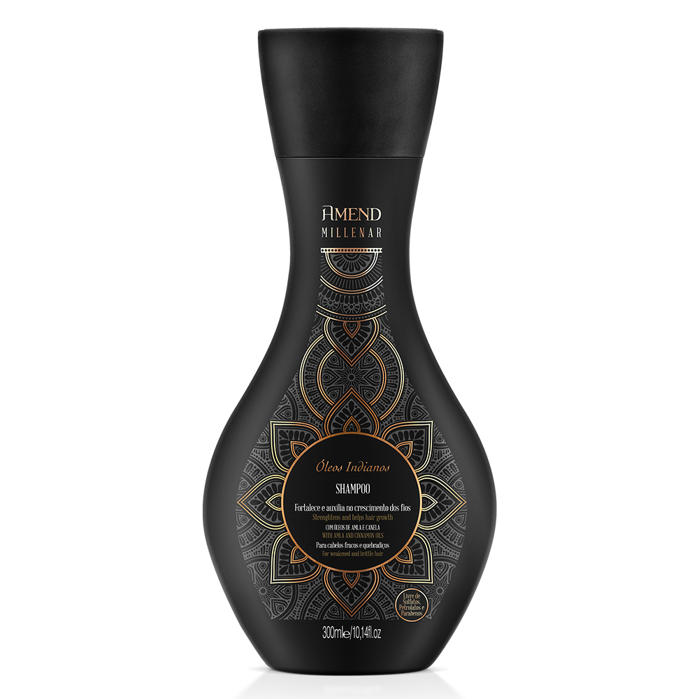 SHAMPOO AMEND MILLENAR ÓLEOS INDIANOS 300ML