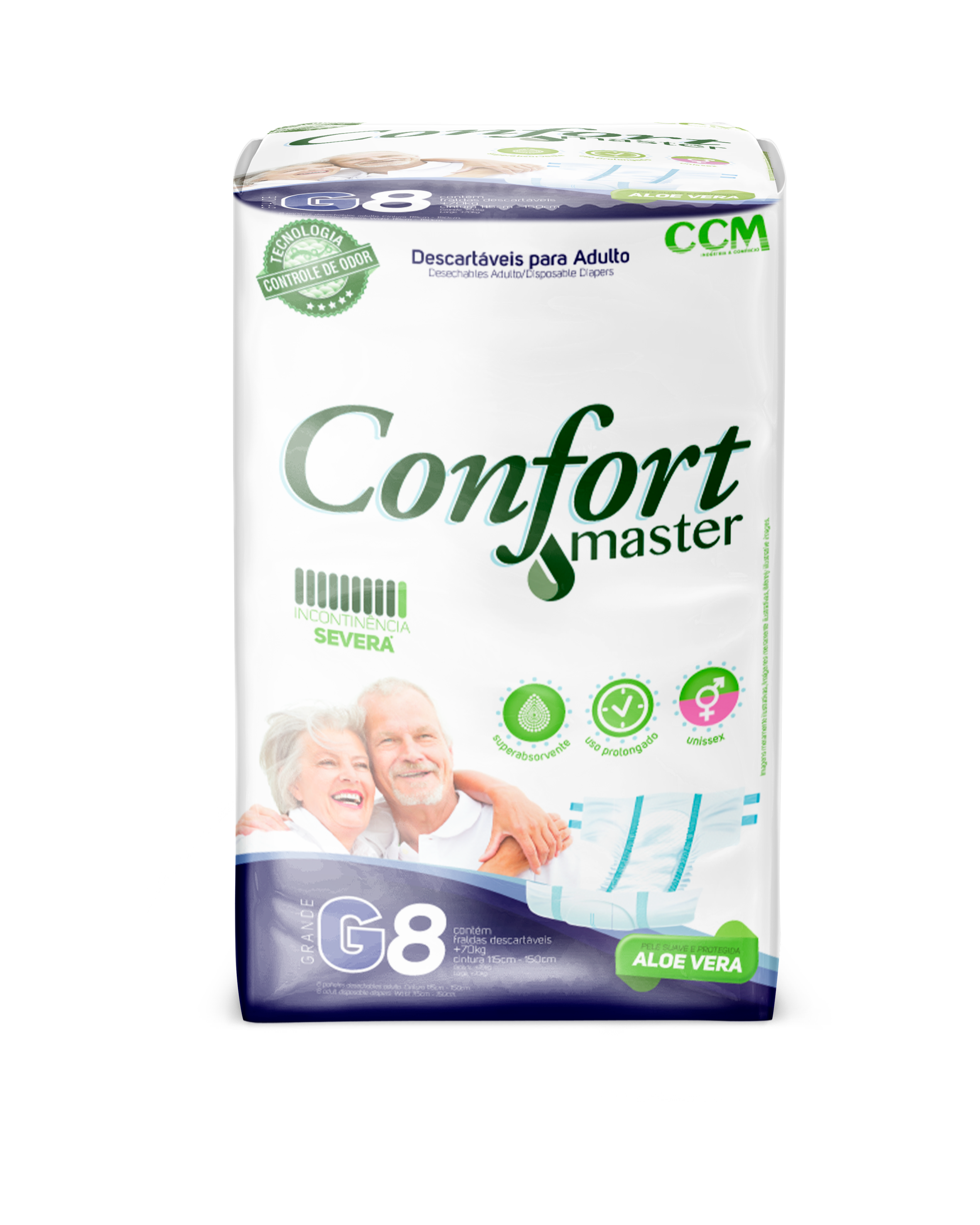 FRALDA GERIAT.CONFORT MASTER REG G C/8