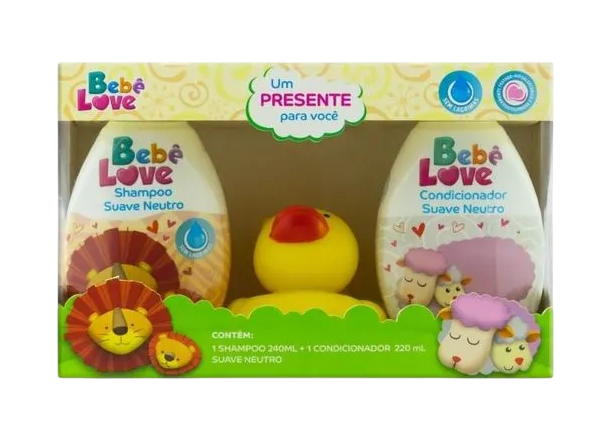 KIT SH+COND NUTRIEX BEBE LOVE AMARELO
