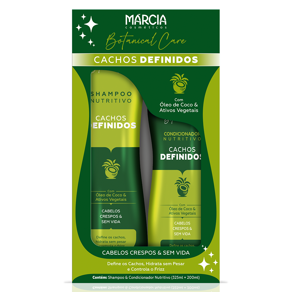 KIT SHAMPOO+CONDICIONADOR MÁRCIA CACHOS DEFINIDOS - COCO