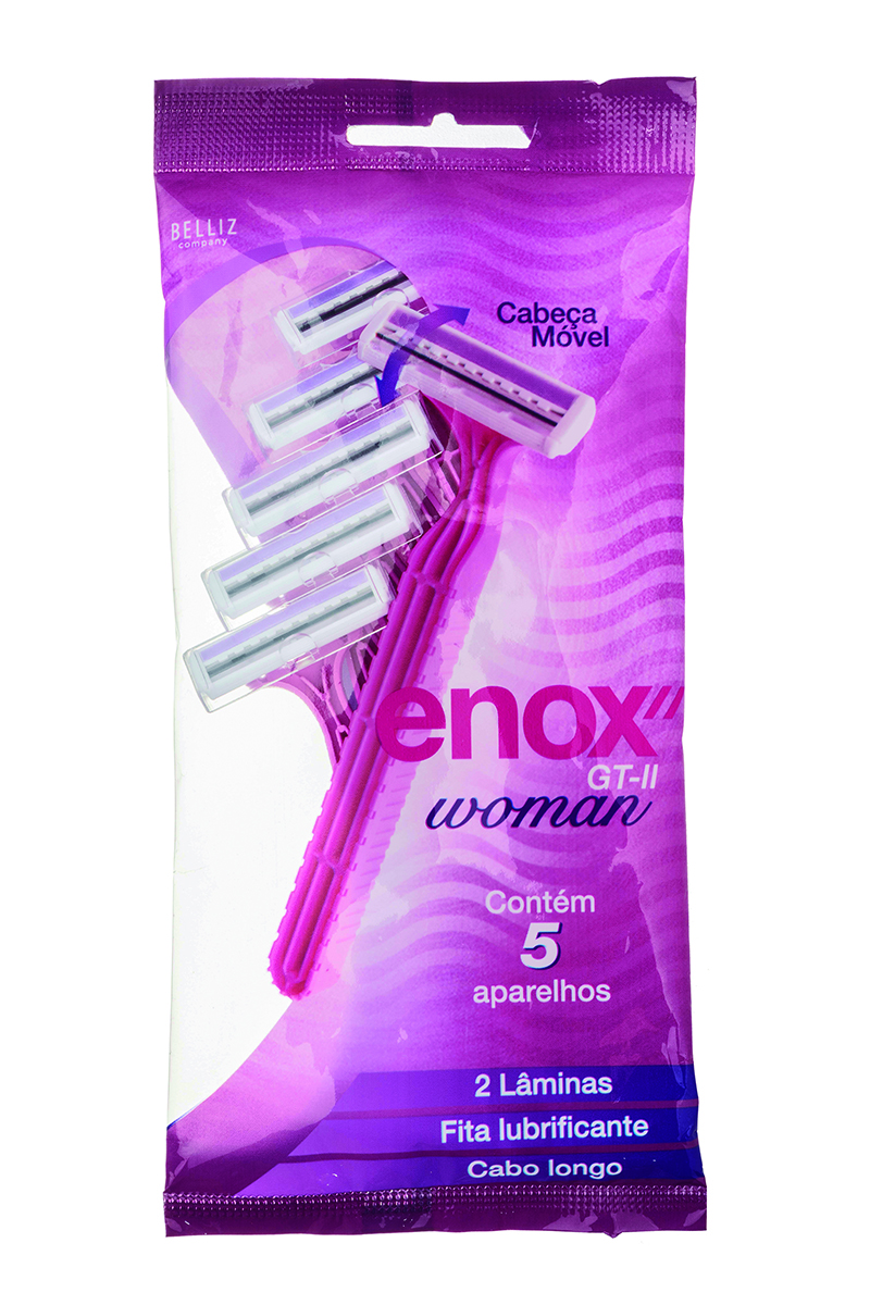 Aparelho descartável Enox gt2 Feminino 1757 (5 Unidades)