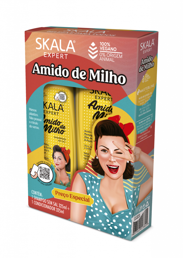 KIT SH+COND SKALA AMIDO DE MILHO 325ML