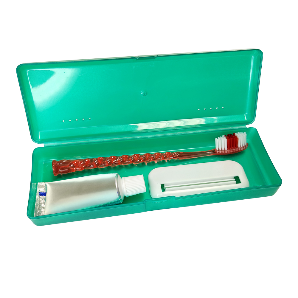 ESTOJO DENTAL COM DIVISÓRIA PLÁSTICO