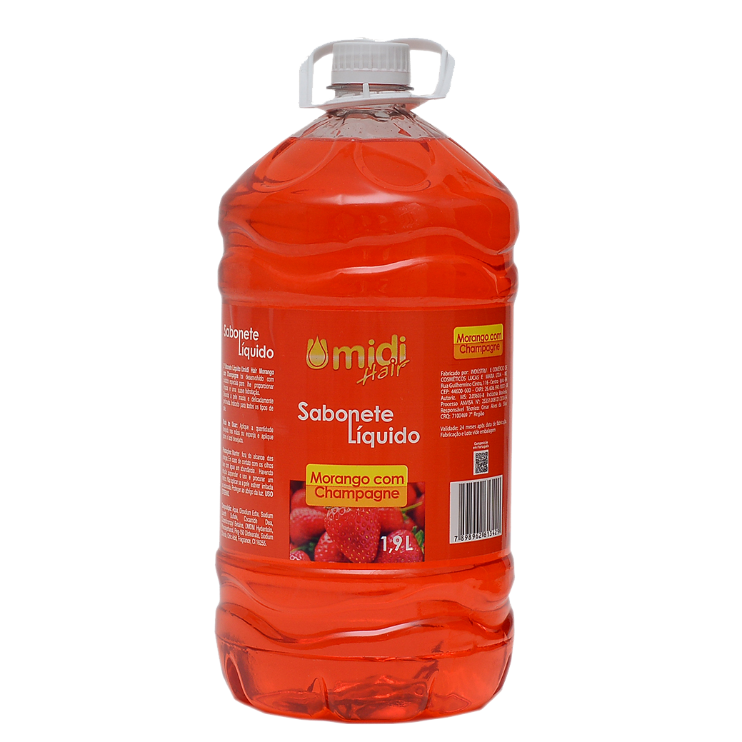 SAB LIQ U.HAIR MORANGO C/CHAMPAGNE 1,9L