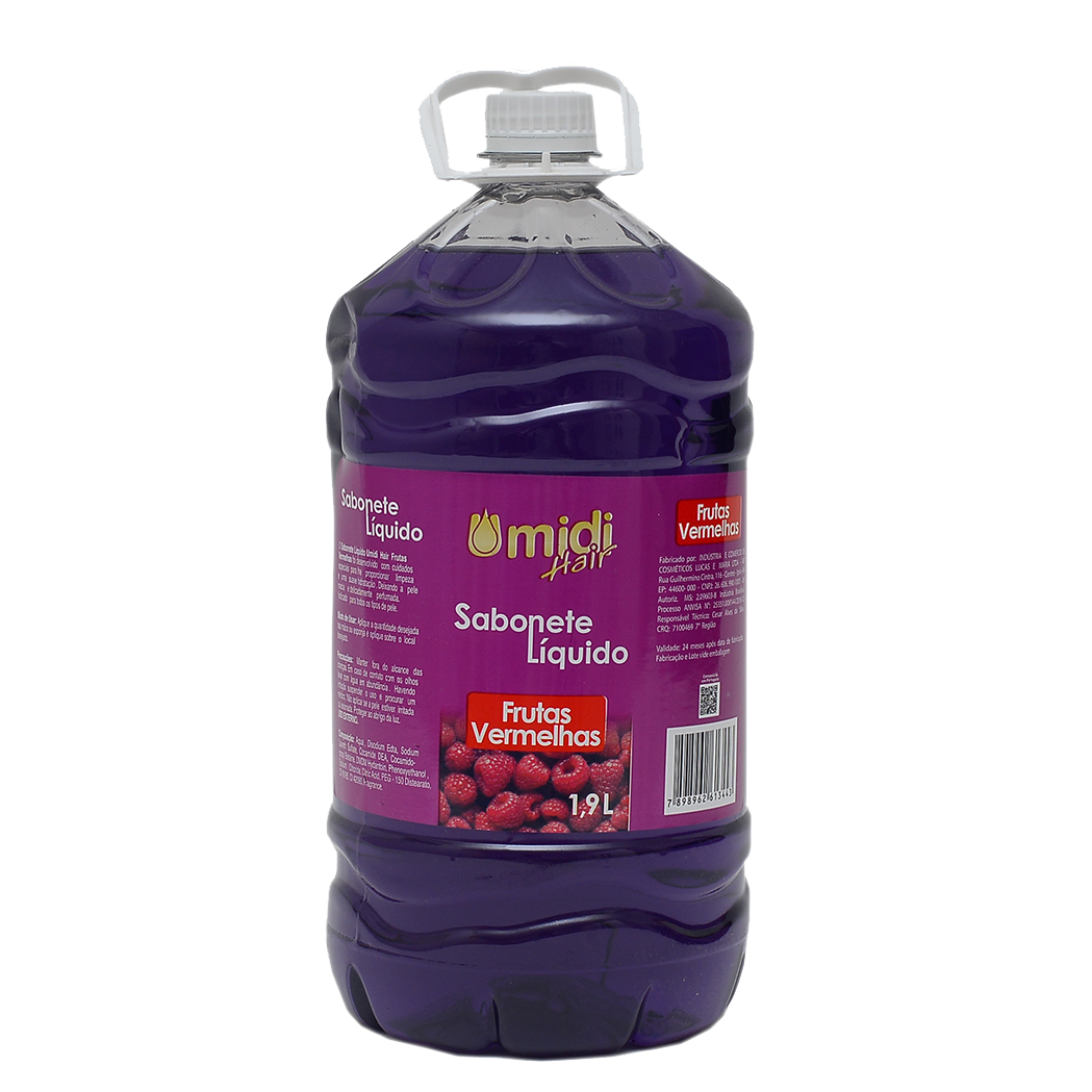 SAB LIQ U.HAIR FRUTAS VERMELHAS 1,9L
