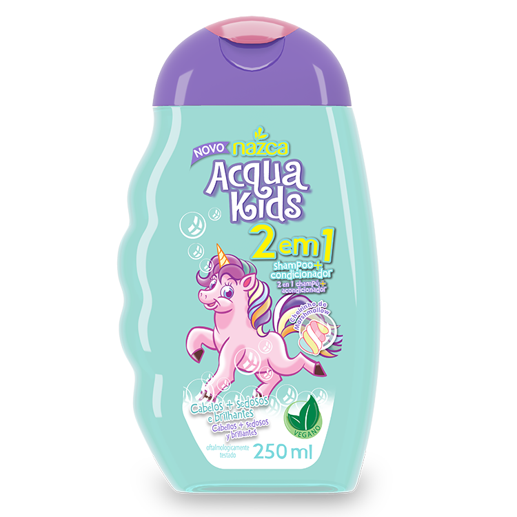 ACQUA KIDS SH 2 EM 1 MARSHMALLOW 250 ML