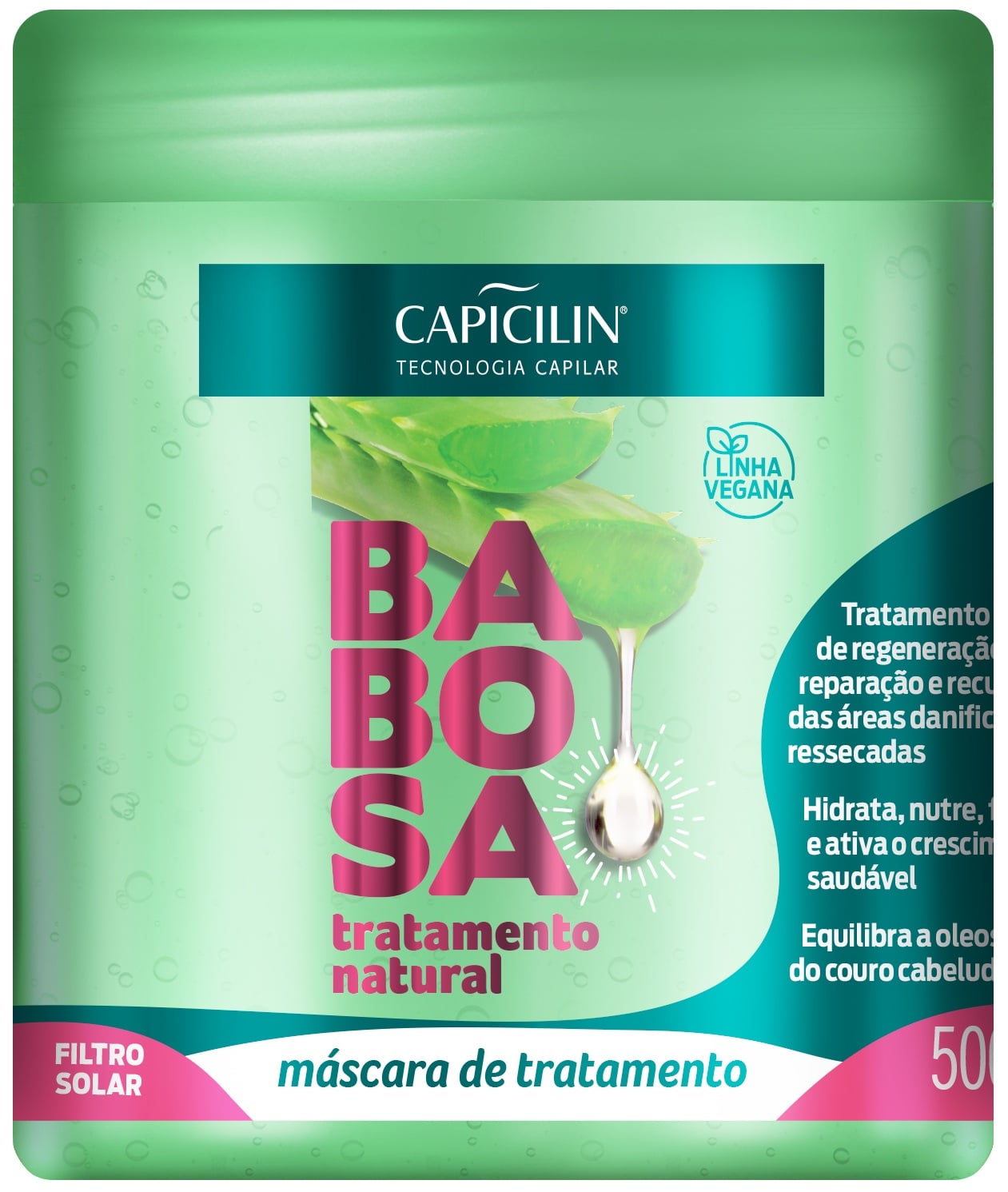 Máscara Capicilin Babosa 500g