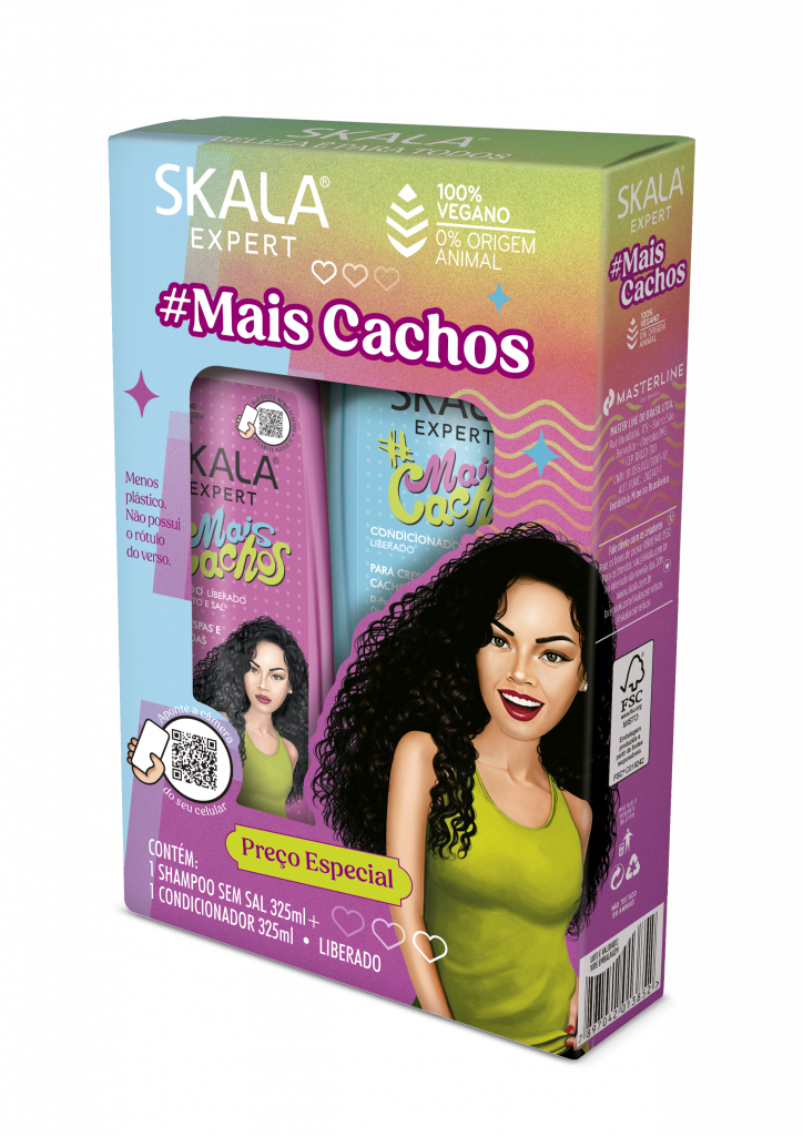 KIT SH+COND SKALA MAIS CACHOS 325ML