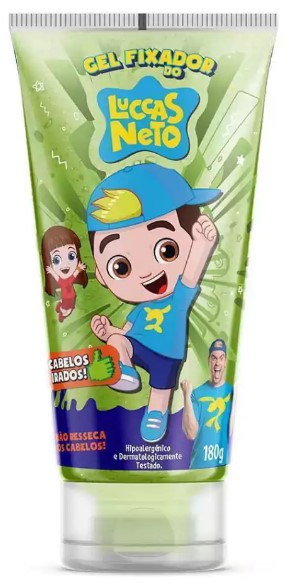 GEL FIXADOR CIA DA NATUREZA LUCCAS NETO CABELOS IRADOS 180G