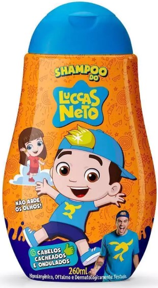 SHAMPOO CIA DA NATUREZA LUCCAS NETO CABELOS CACHEADOS E ONDULADOS 260ML