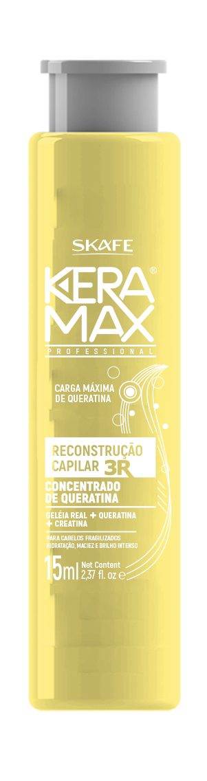 CONCENTRADO DE QUERATINA KERAMAX RECONSTRUÇÃO CAPILAR 15ML