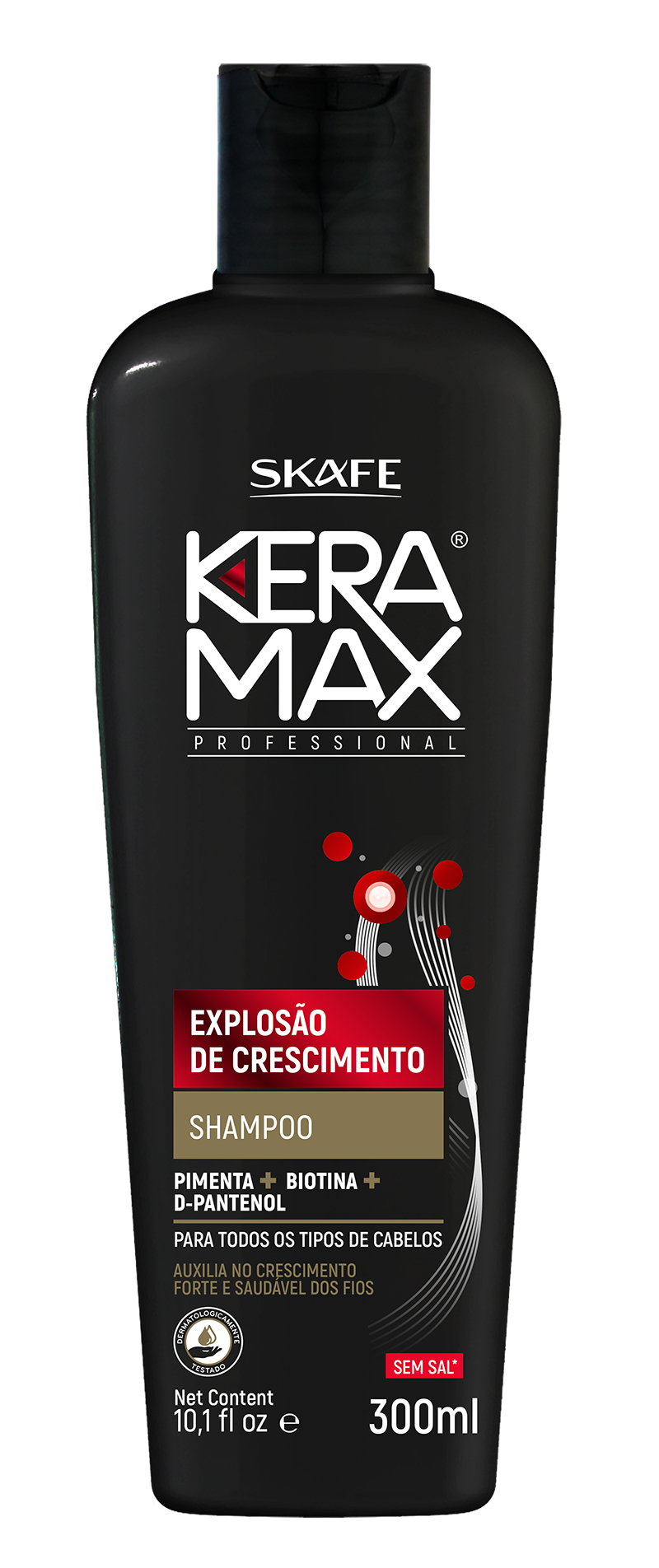 SHAMPOO KERAMAX EXPLOSÃO DE CRESCIMENTO 300ML