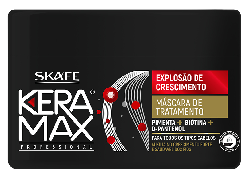 MÁSCARA DE TRATAMENTO KERAMAX EXPLOSÃO DE CRESCIMENTO 350G