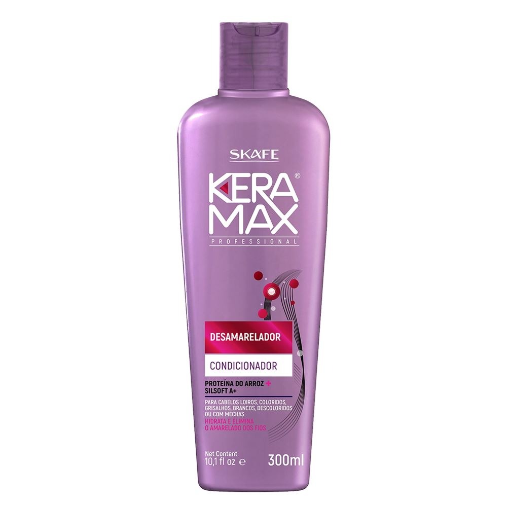 CONDICIONADOR KERAMAX DESAMARELADOR 300ML