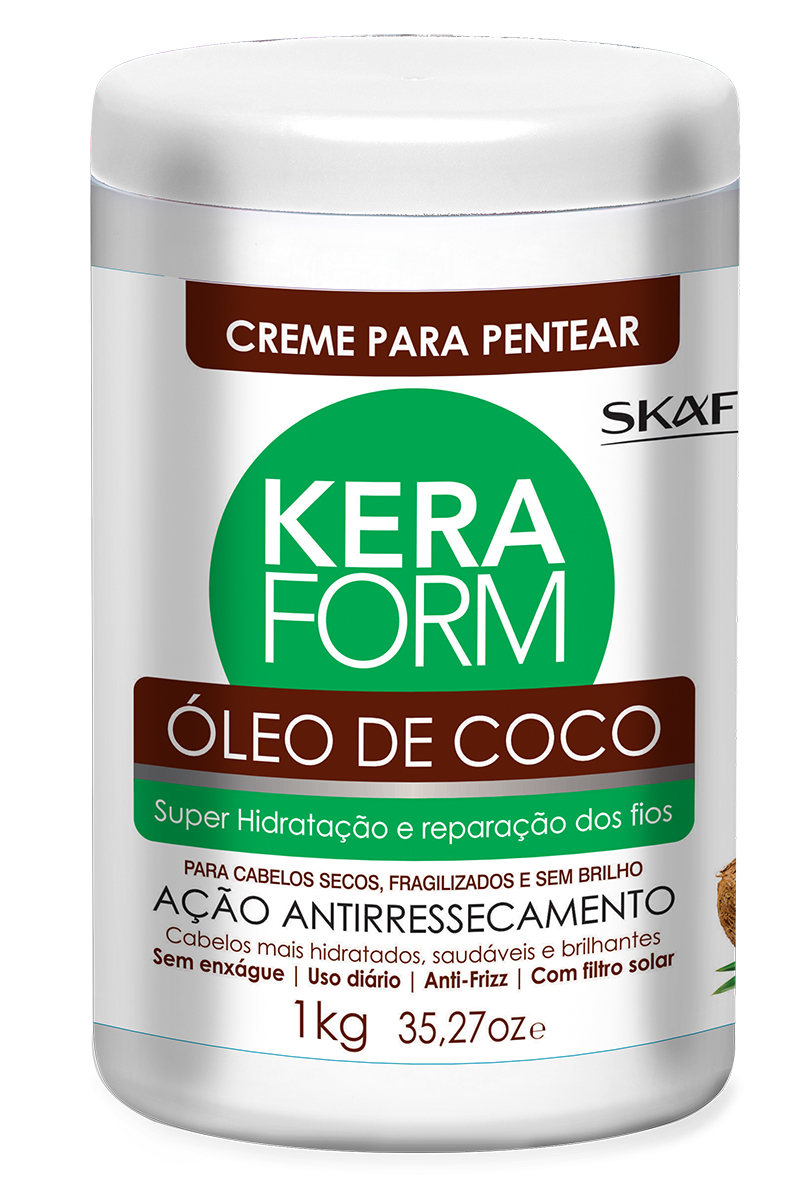 CREME PARA  PENTEAR KERAFORM ÓLEO DE COCO 1KG