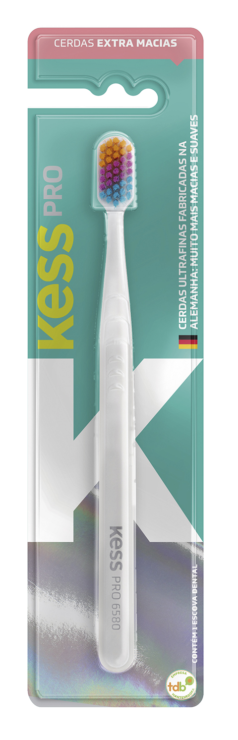 Escova Dental Kess Pro Colorful Extra Macia 2104