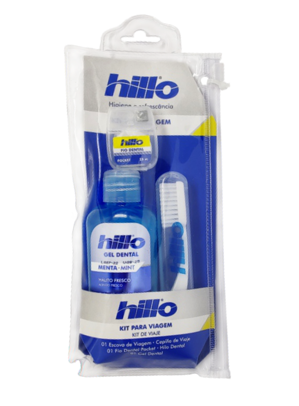 KIT PARA VIAGEM HILLO C/ GEL DENTAL
