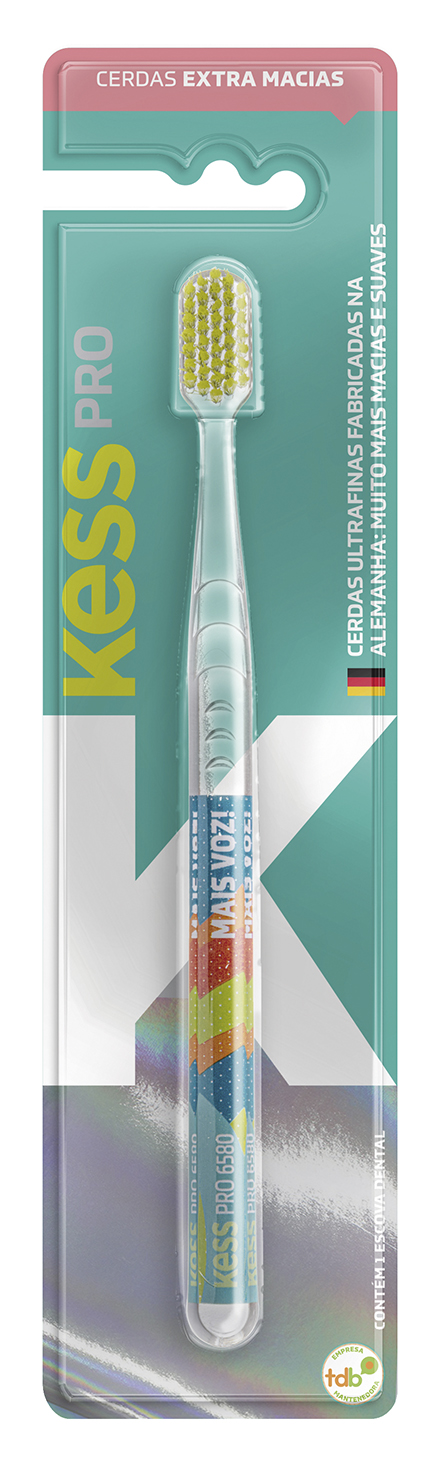 Escova Dental Kess Pro Clear Extra Macia 2106