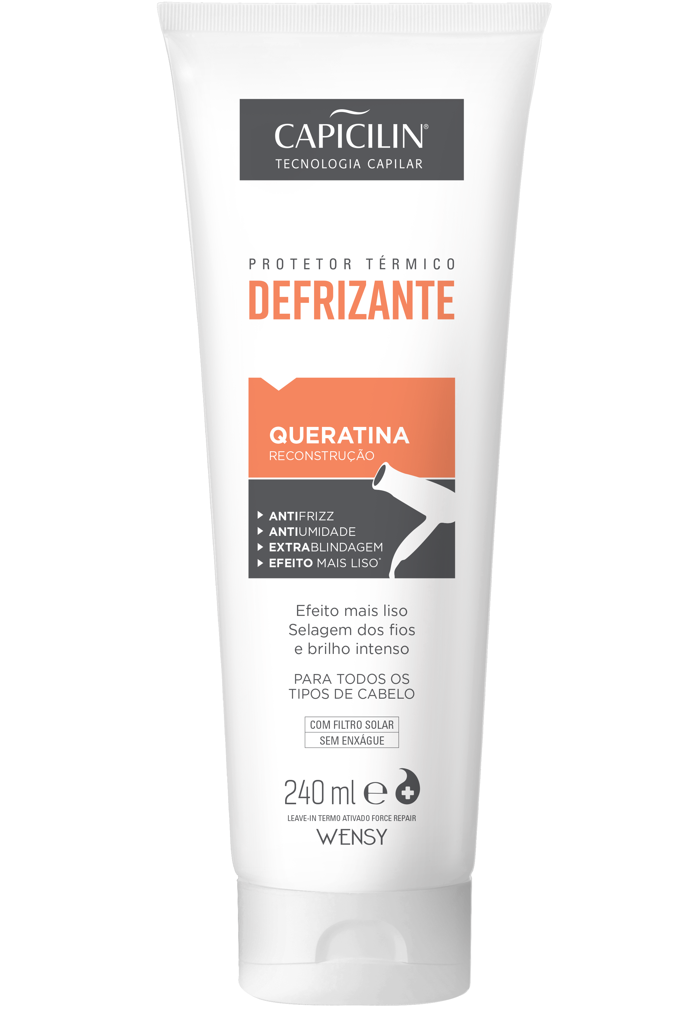 Defrizante Capicilin Queratina 240ml