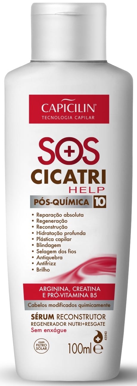 Sérum Reconstrutor Capicilin SOS Cicatri Help 100ml