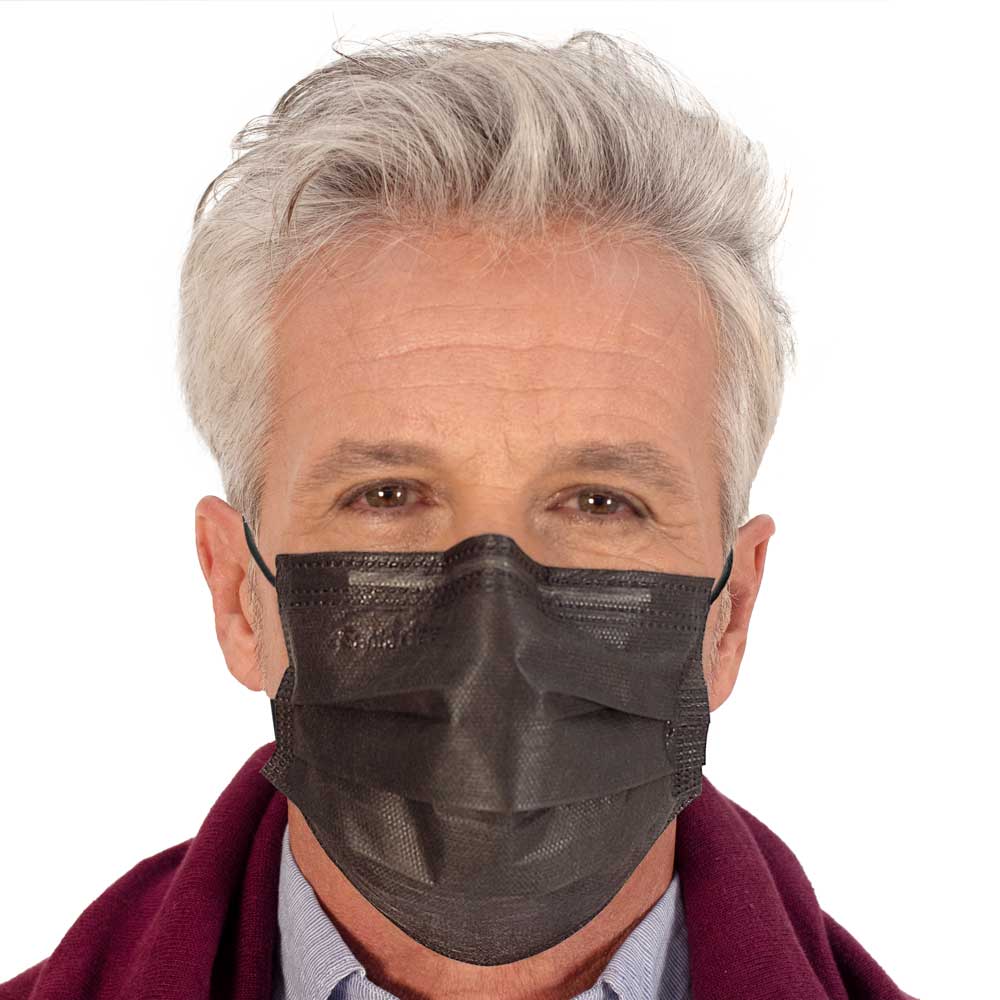 MASCARA PRETA DESCA.COM ELAST C/5 5016