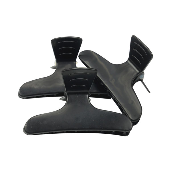 PIRANHA PLÁSTICA PRETA GRANDE PCTE C/6 UNIDADES