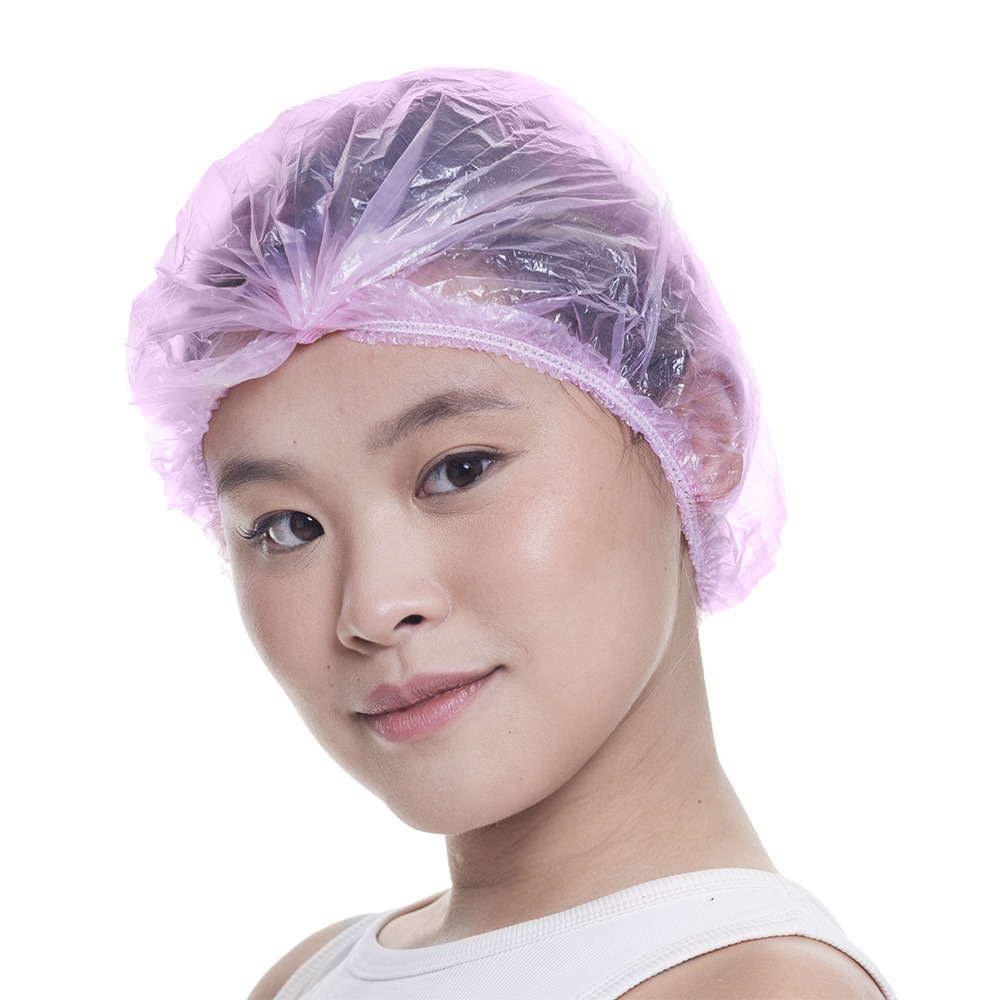 TOUCA PLÁSTICA COLORIDA DESCARTÁVEL PARA BANHO C/6 UNDS