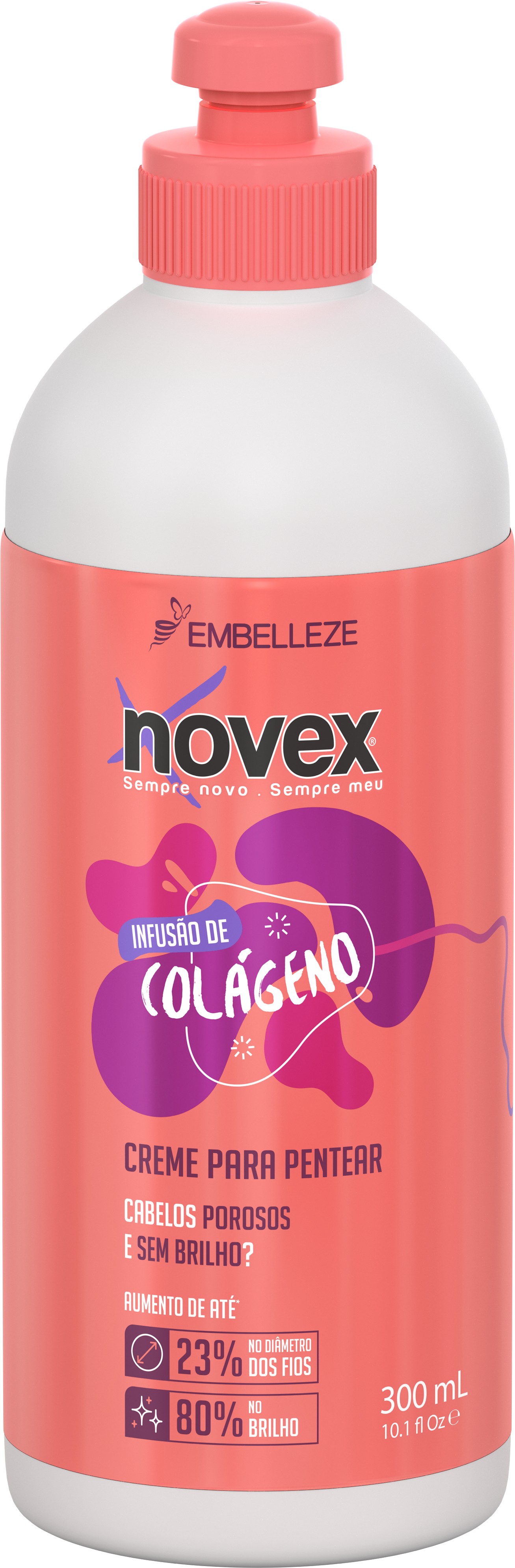 CREME PENTEAR NOVEX INFUSAO DE COLAGENO 300ML EMBELLEZE