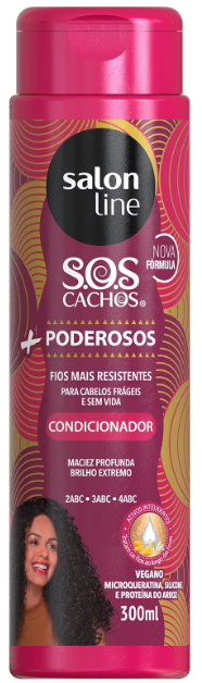 CONDICIONADOR SALON LINE SOS CACHOS 10 EM 1 MULTIBENEFÍCIOS  300ML