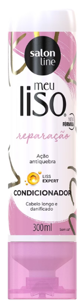 CONDICIONADOR SALON LINE MEU LISO REPARAÇÃO PÓS-QUÍMICA  300G