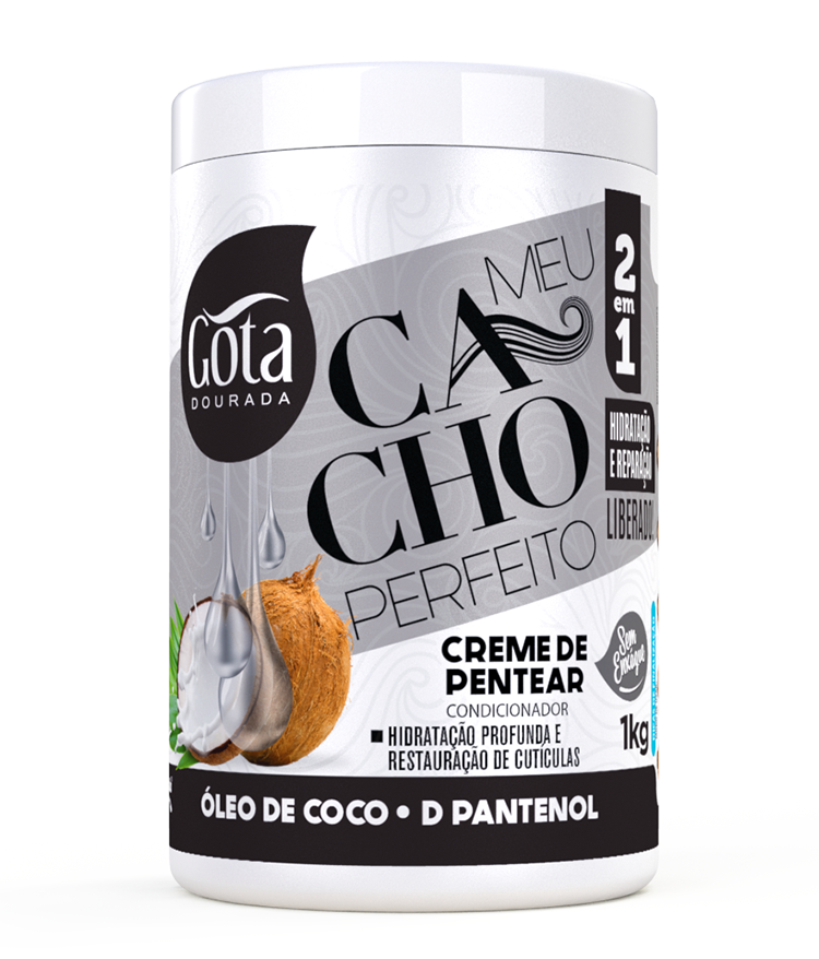 CREME DE PENTEAR OLEO DE COCO E D-PANTENOL 1KG