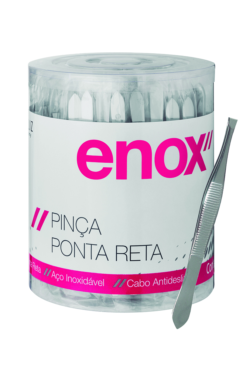 Pinça Enox Ponta Reta Pote 1731