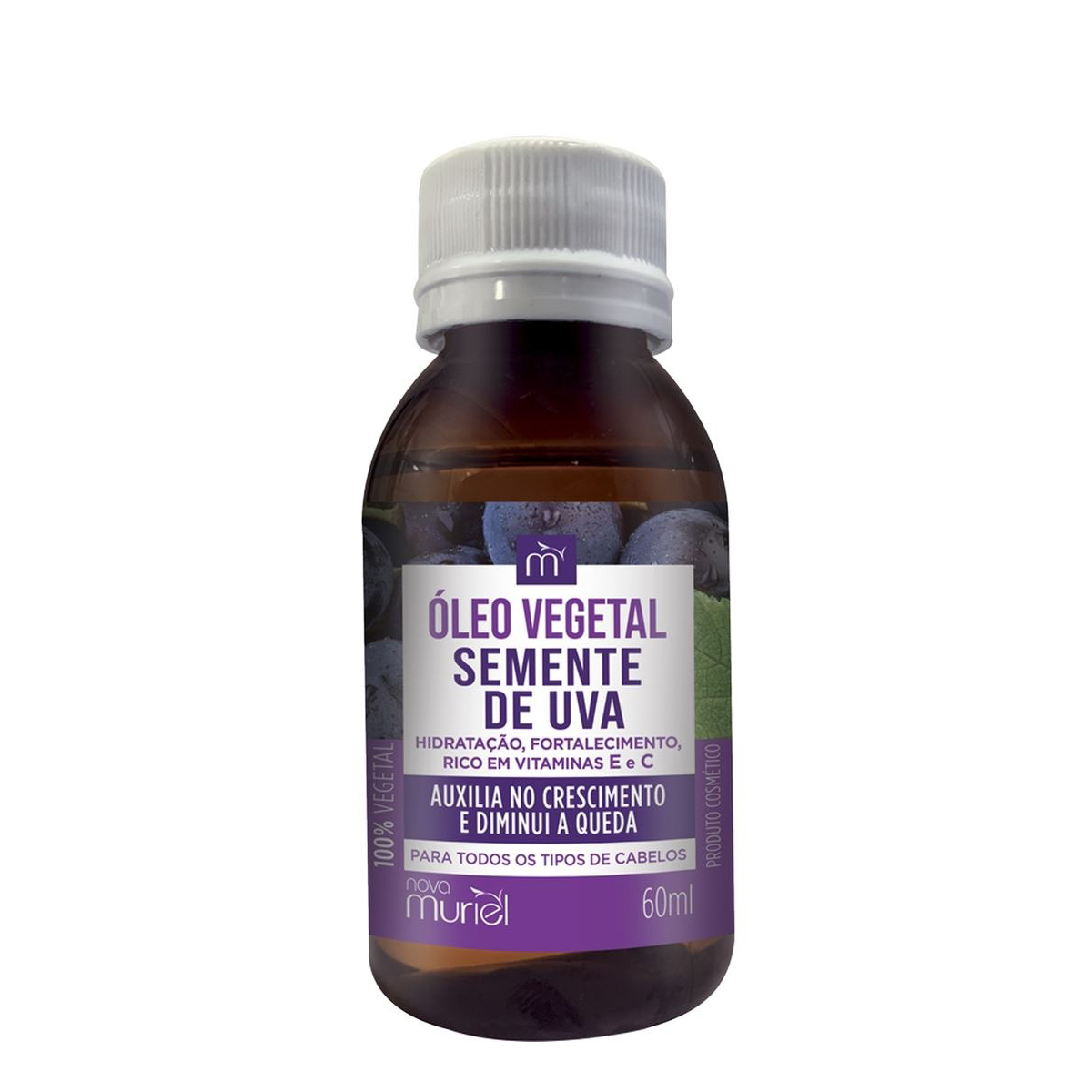 OLEO VEGETAL SEMENTE DE UVA 60ML