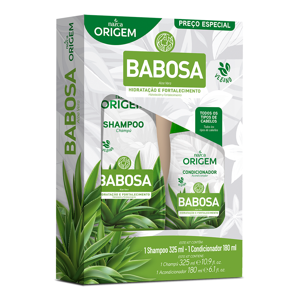 ORIGEM SH+COND BABOSA 325+180ML