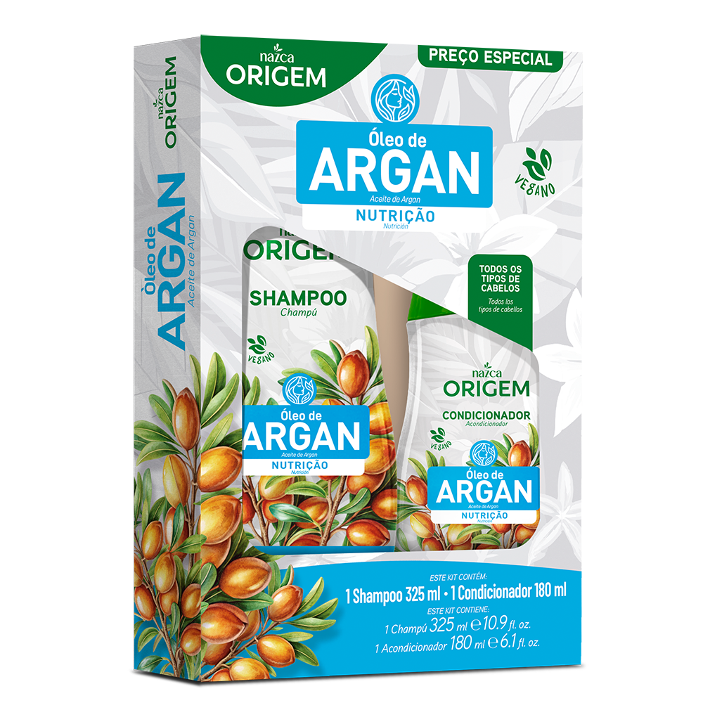 ORIGEM SH+COND ÓLEO DE ARGAN 325+180ML