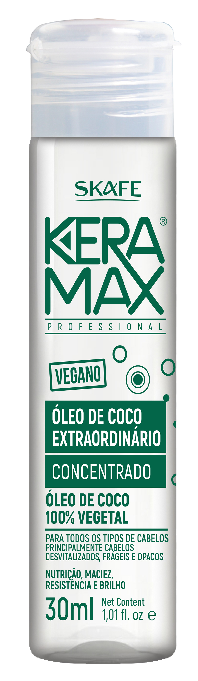 OLEO DE COCO CONCENTR.SKAFE KERAMAX 30ML