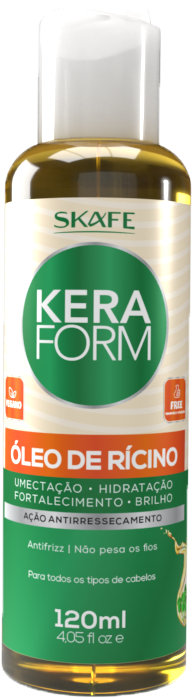ÓLEO DE RÍCINO KERAFORM 120ML