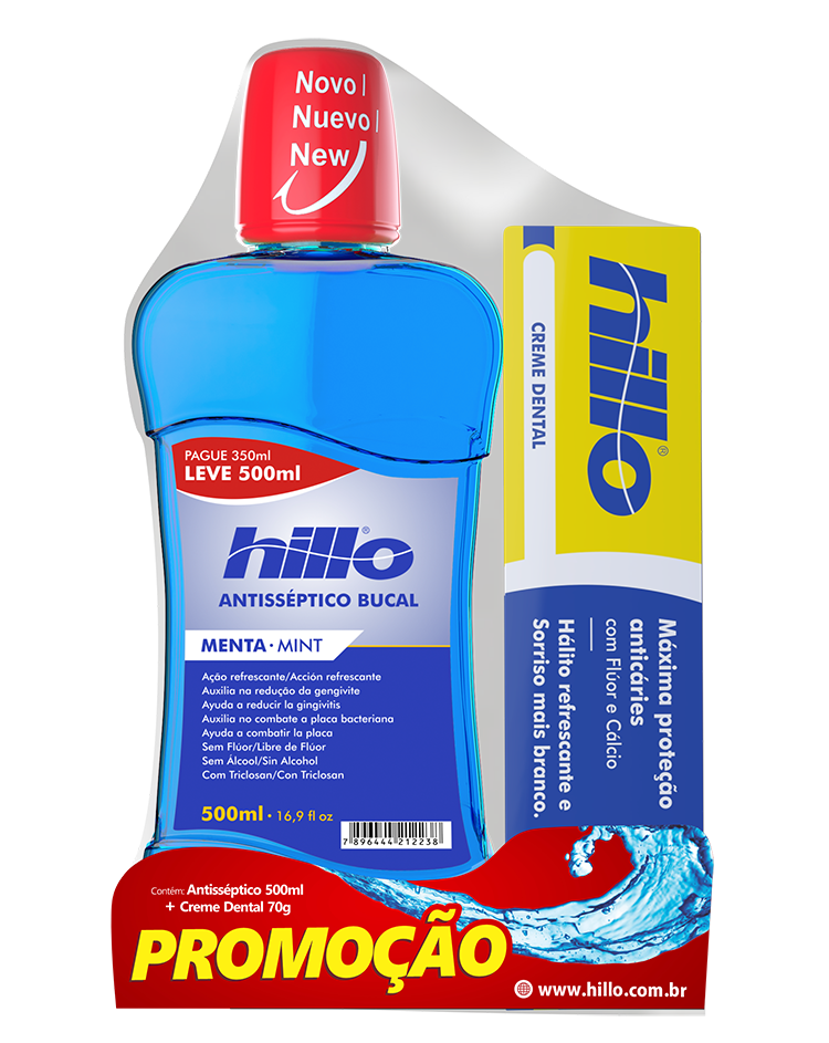 PACK AS MENTA 500ML + CD 70G 