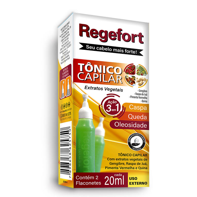 TÔNICO CAPILAR 3 EM 1 REGEFORT SKAFE 40ML