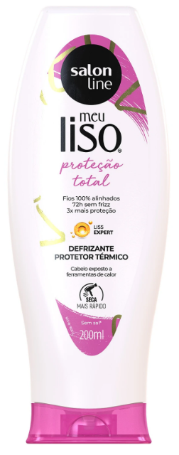 DEFRIZANTE SALON LINE PROTETOR TÉRMICO MEU LISO PROTEÇÃO TOTAL  200ML