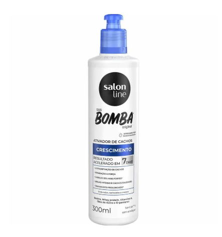 ATIVADOR DE CACHOS SALON LINE SOS BOMBA ORIGINAL  300ML