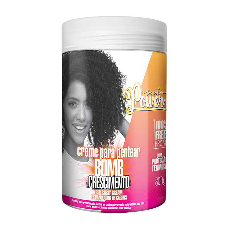 CREME PARA PENTEAR CURLY CREAM BOMB SOUL POWER 800G