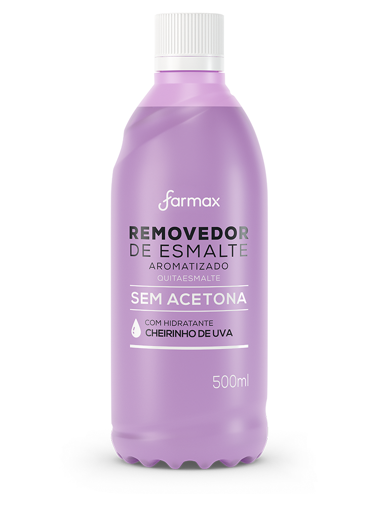REMOVEDOR SEM  ACETONA UVA FARMAX 500ML