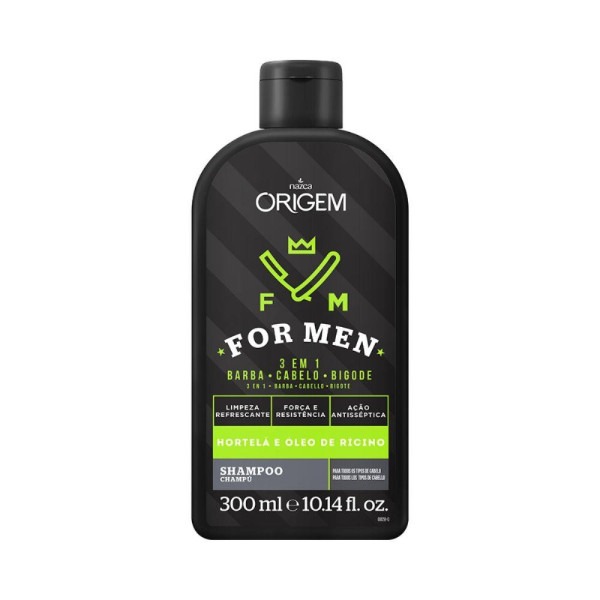 ORIG FOR MEN SHAMPOO 3 EM 1 300 ML