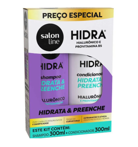 Kit Shampoo + Condicionador Salon Line Hidra Hialurônico 300ml