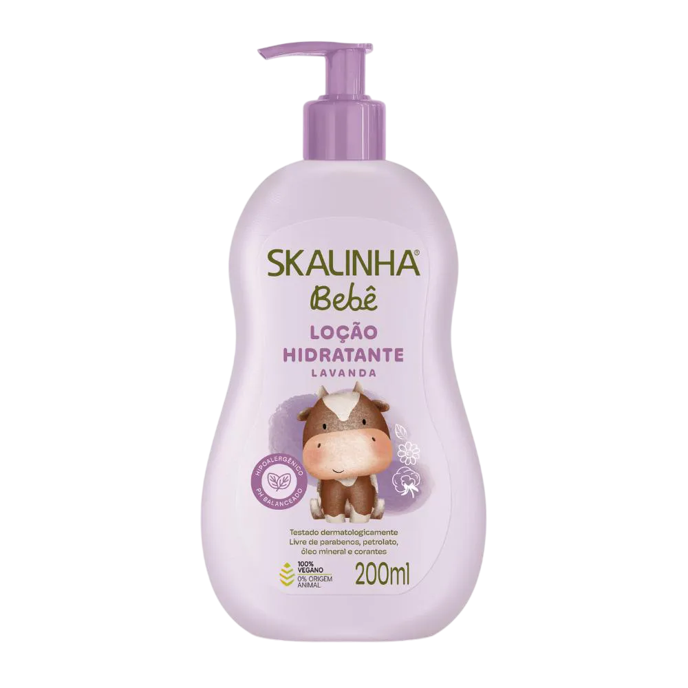 Loção Hidratante Skalinha Bebê Lavanda 200ml